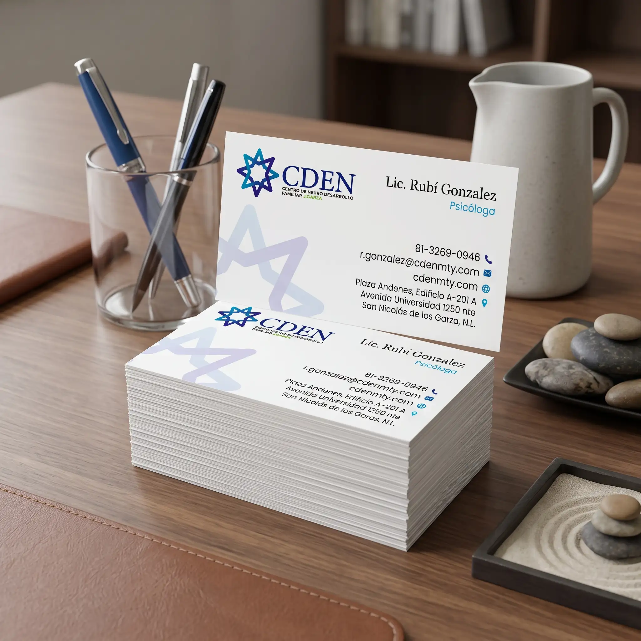 Tarjetas laminado brillante
